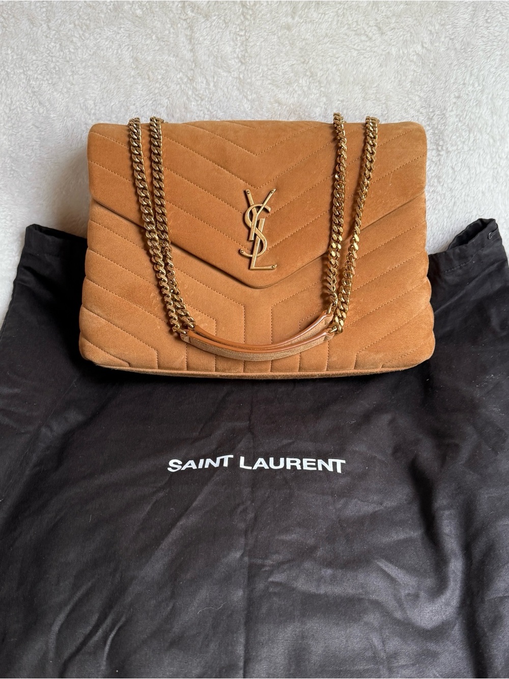 Saint Laurent Medium Suede LouLou Bag